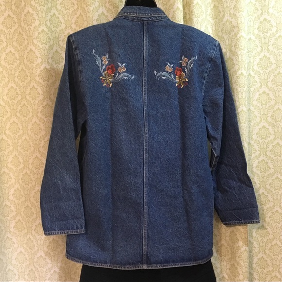 Vintage Vivaldi Jeanswear embellished denim jacket - Picture 5 of 9